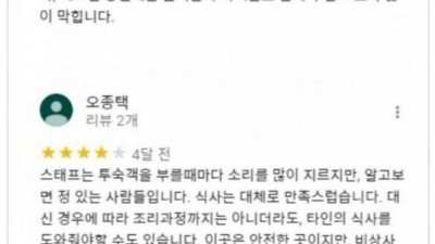재방문 의사 최하위 숙박업소 후기